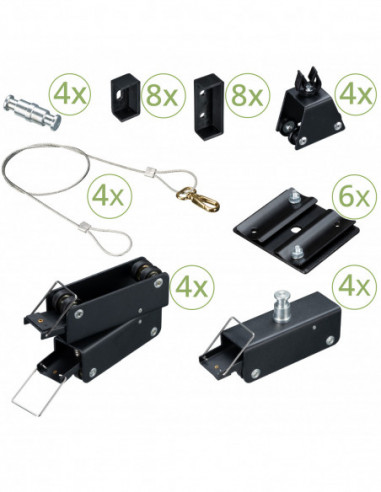 BRESSER CR-1 Ceiling Railsystem 3 x...