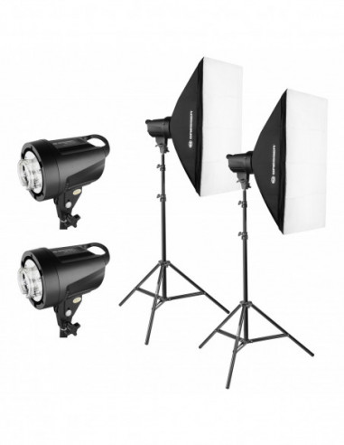 BRESSER BRT-200 Studio Flash Set 200 W
