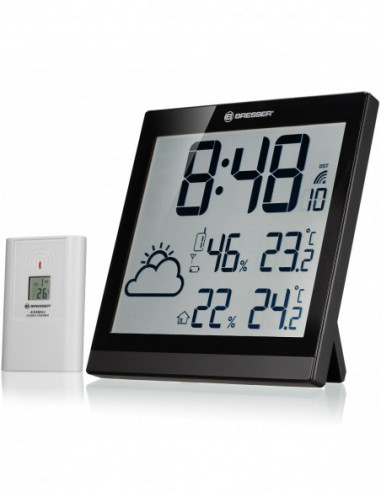 BRESSER ClimaTemp JC LCD Weather-Clock