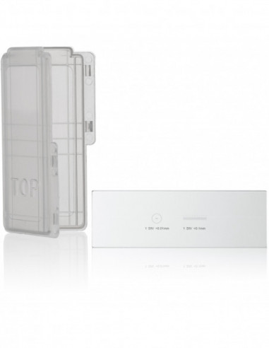 BRESSER Blank Slide with 0.1...