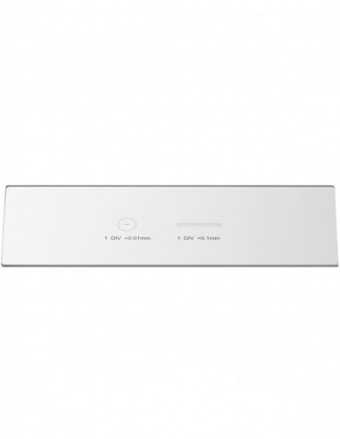 BRESSER Blank Slide with 0.1...