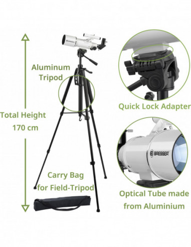 BRESSER Classic 70350 Refractor...