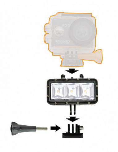 BRESSER Action Cam LED Torch