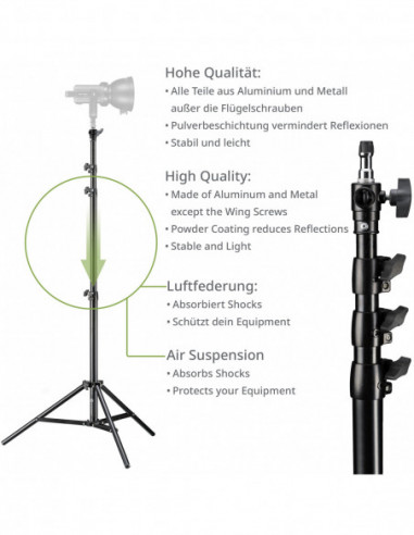 BRESSER 3x BR-TP240 PRO-1 tripod (240...
