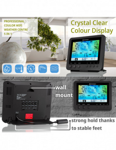 BRESSER Wi-Fi Colour Weather Station...