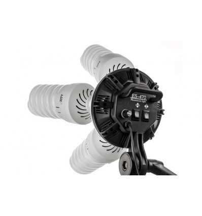 3 x SLH5 Komplet Begynder pakke X-Large - Videolys m stativ 280cm, lampehoved, softboks 15 x 125watt lavenergi pærer 12