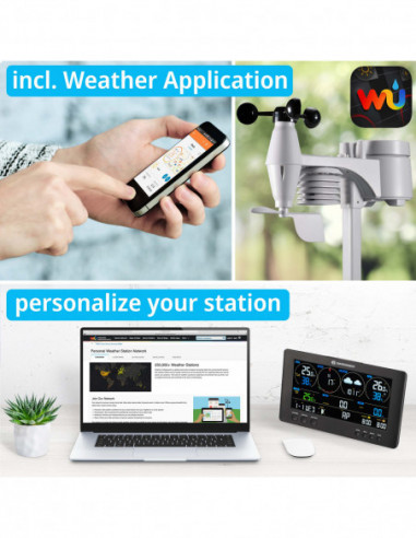 BRESSER Wi-Fi ClearView Weather...