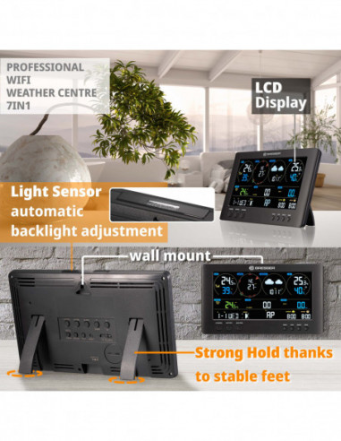 BRESSER Wi-Fi ClearView Weather...