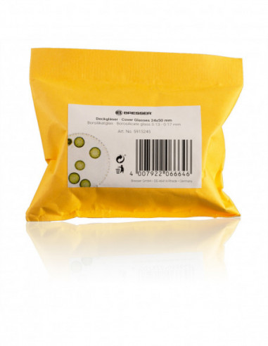 Cover glasses, 100 pcs. 24x50mm Boro 3.3