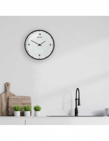 BRESSER MyTime LEDsec wall clock 24...