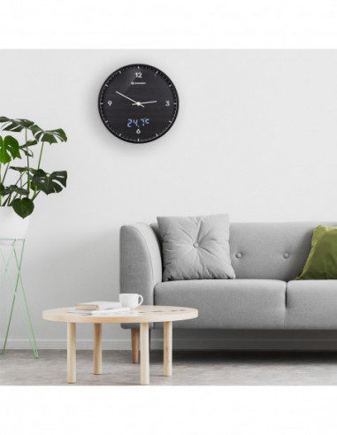 BRESSER MyTime LEDsec wall clock 24...