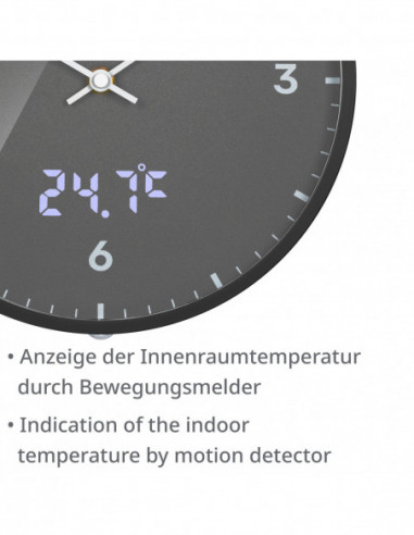 BRESSER MyTime LEDsec wall clock 24...
