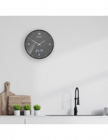 BRESSER MyTime LEDsec wall clock 24...