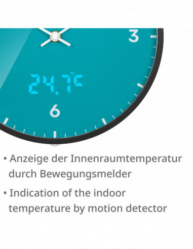 BRESSER MyTime LEDsec wall clock 24...