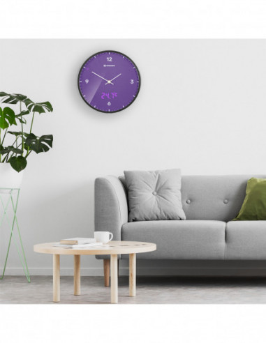 BRESSER MyTime LEDsec wall clock 24...