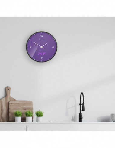 BRESSER MyTime LEDsec wall clock 24...