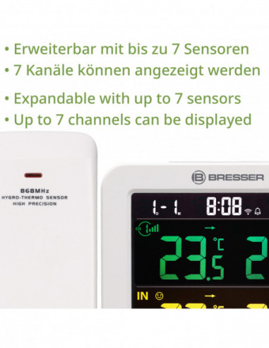 BRESSER Smart Home 7 Channel Tuya...