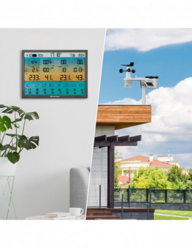 BRESSER 8-Day 4CAST XL 7-in-1 Wi-Fi...