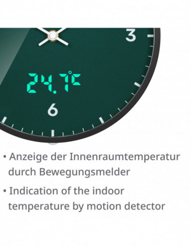 BRESSER MyTime LEDsec wall clock 24...
