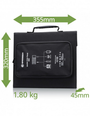 BRESSER Mobile Solar Charger 40 Watt...