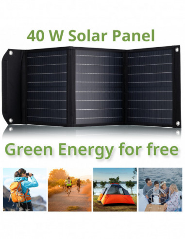 BRESSER Mobile Solar Charger 40 Watt...