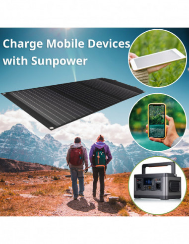 BRESSER Mobile Solar Charger 90 Watt...