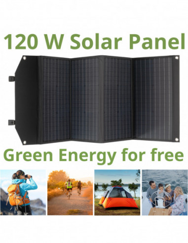 BRESSER Mobile Solar Charger 120 Watt...