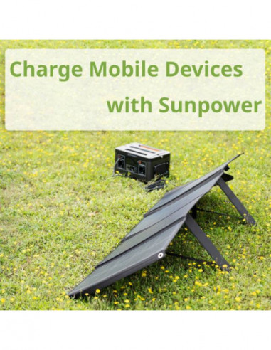 BRESSER Mobile Solar Charger 120 Watt...