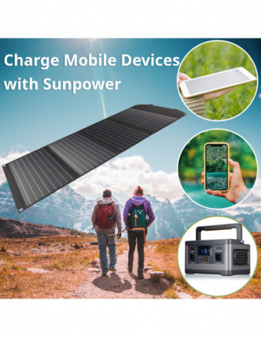 BRESSER Mobile Solar Charger 120 Watt...