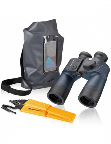 BRESSER 7x50 BinoSail sailing compass...