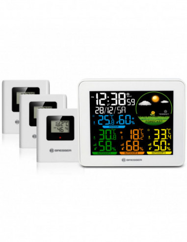 BRESSER Colour Weather Station with 3...