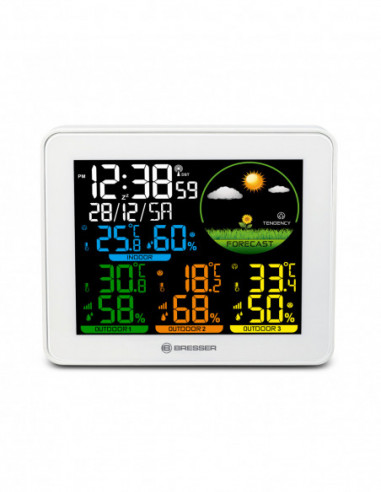 BRESSER Colour Weather Station with 3...