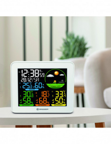 BRESSER Colour Weather Station with 3...