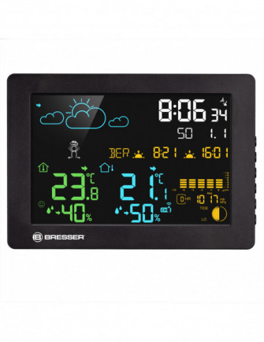 BRESSER MeteoTemp Baro HZ Colour...