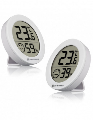 BRESSER Smile Thermo-Hygrometer, Set...