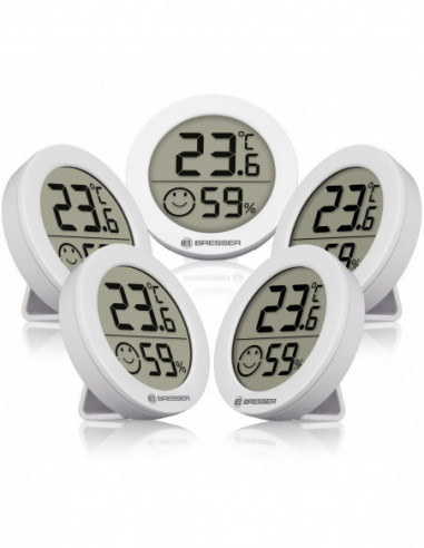 BRESSER Smile Thermo-Hygrometer, Set...