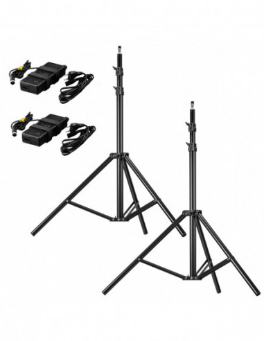 BRESSER BR-135RGB COB LED Light Duo Kit