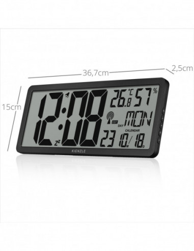 KINEZLE Digital Wall Clock XXL