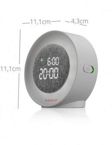 KIENZLE Light Alarm Clock Round