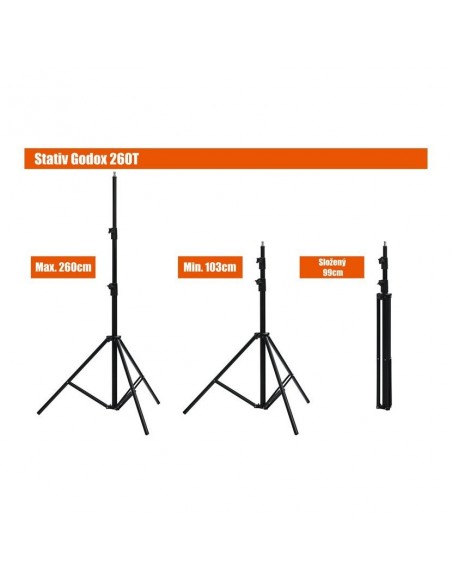 Godox 260T Lampestativ - 280cm