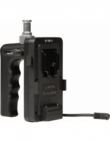Nanlite V-mount Battery Grip with DC...
