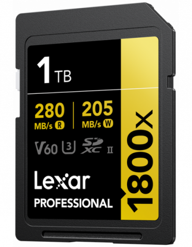 Lexar SDXC Pro 1800x U3 UHS-II...