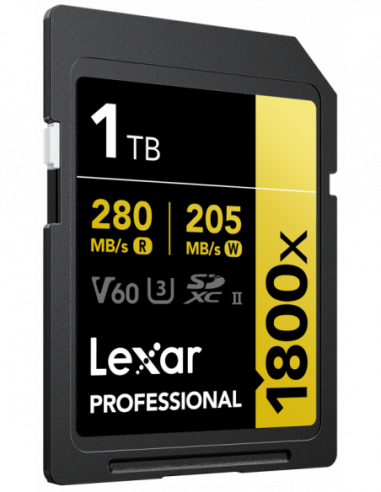 Lexar SDXC Pro 1800x U3 UHS-II...