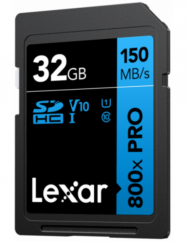 Lexar SDHC 800x Pro UHS-I cards, C10...