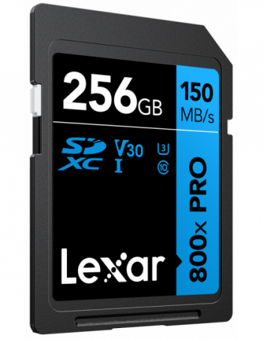 Lexar SDXC 800x Pro UHS-I cards, C10...