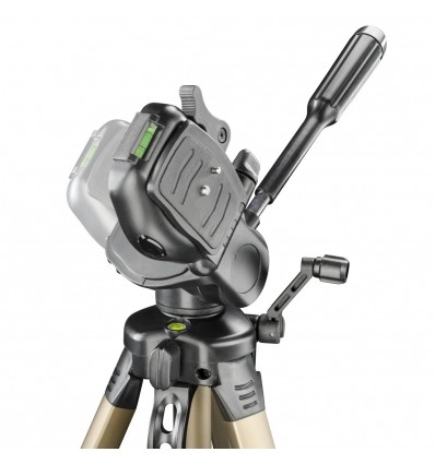 Walimex WT-3530 Basic-Tripod 3D-Panhead 146cm bronze
