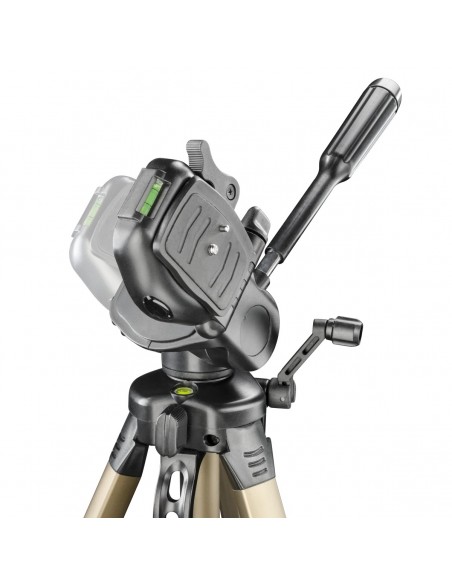 Walimex WT-3530 Basic-Tripod 3D-Panhead 146cm bronze
