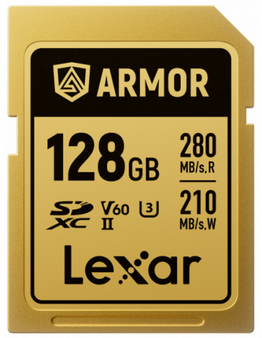 Lexar SDXC ARMOR Gold UHS-II U3,...