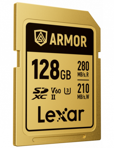 Lexar SDXC ARMOR Gold UHS-II U3,...