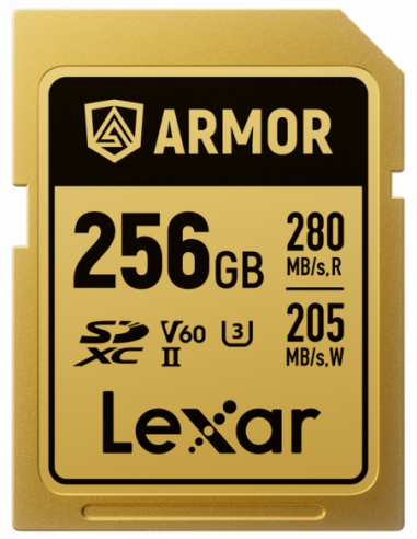 Lexar SDXC ARMOR Gold UHS-II U3,...